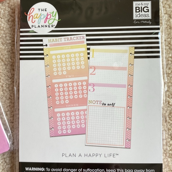 NEW! The Happy Planner Half Sheet Habit Tracker - Picture 2 of 3